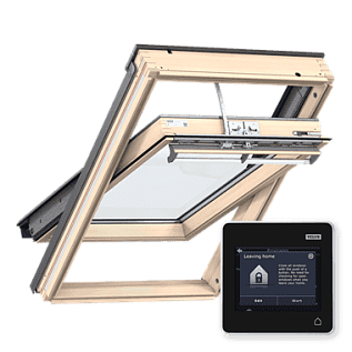 Купить Мансардное окно VELUX PREMIUM GGL INTEGRA ® с электроуправлением CK02 306821 55х78см ручка сверху / двухкамерное - изображение 1